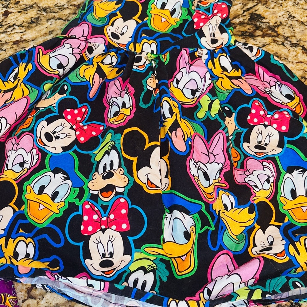 Colorful Disney Character Skirt